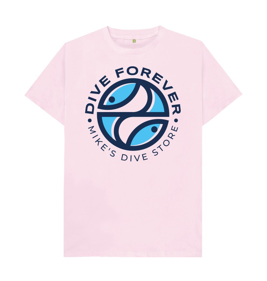 Dive Forever T-Shirt Blue Outline - Mikes Dive Store product image