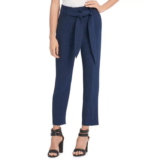 A NEW DAY - High-Rise Relaxed Fit Straight Belted Trousers
