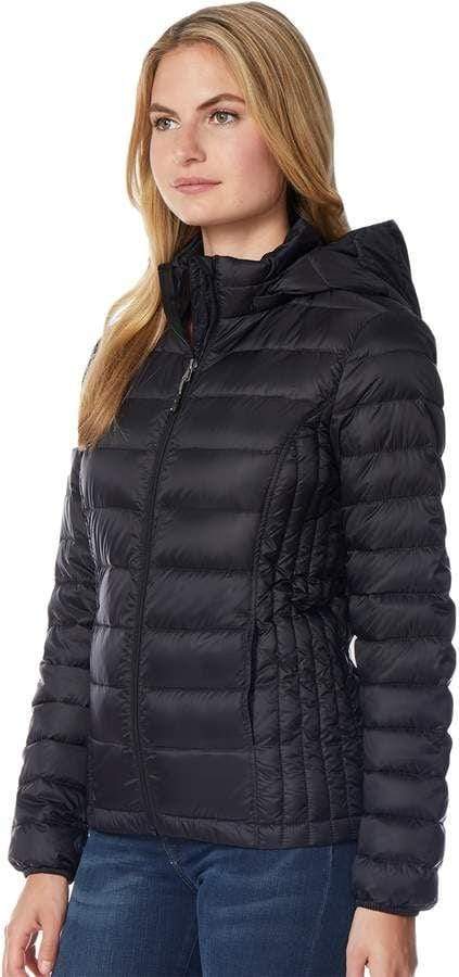 women's heatkeep hooded packable puffer down jacket