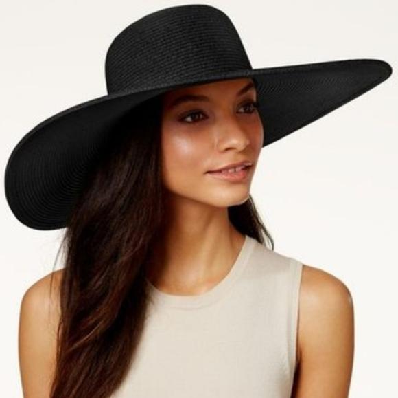 nine west black hat