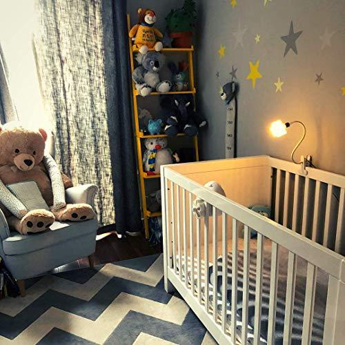 LED Clip-On Star Lamp with 3 Brightness Levels for Kid’s 