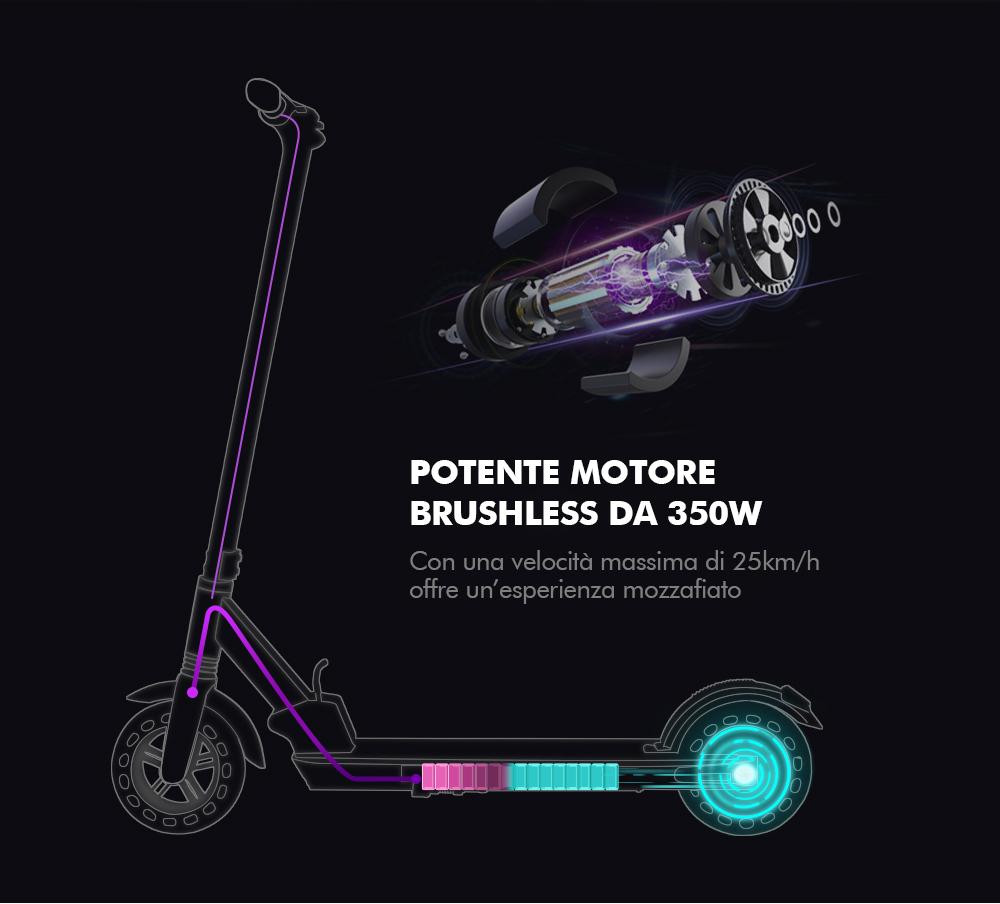 KUGOO KIRIN S1 Folding Electric Adult Scooter 350W APP Control Electric Skateboard Honeycomb tire e Scooter (2)