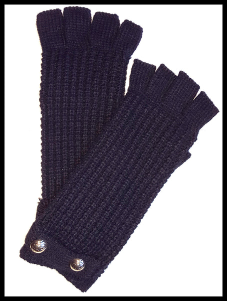 Michael Kors Black Knit Fingerless 
