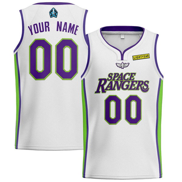 Space Rangers Star Command Lace-Up Hockey Jersey (Purple) – Retro