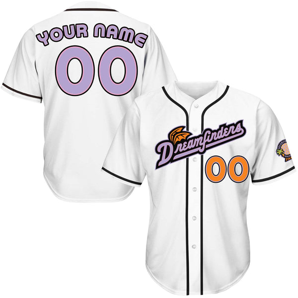 Space Rangers Full-Button Baseball Fan Jersey (White) *IN-STOCK