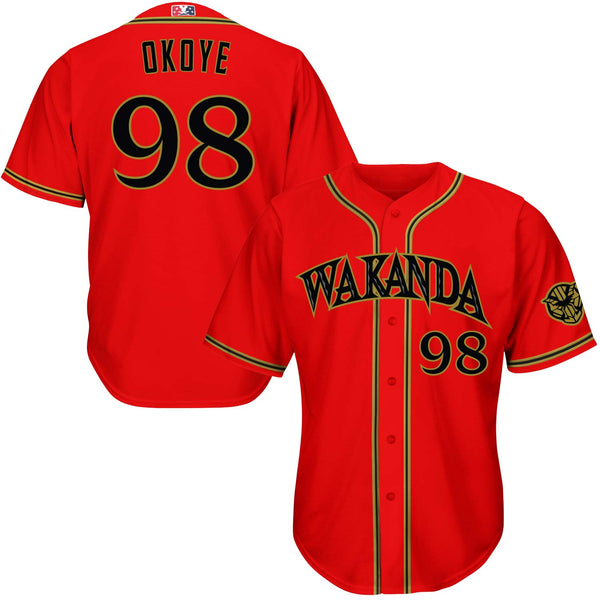 Wakanda Forever Baseball Jersey S