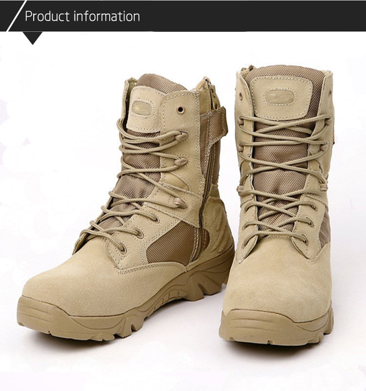 Special Force Tactical Leather Boots - Prime Dock