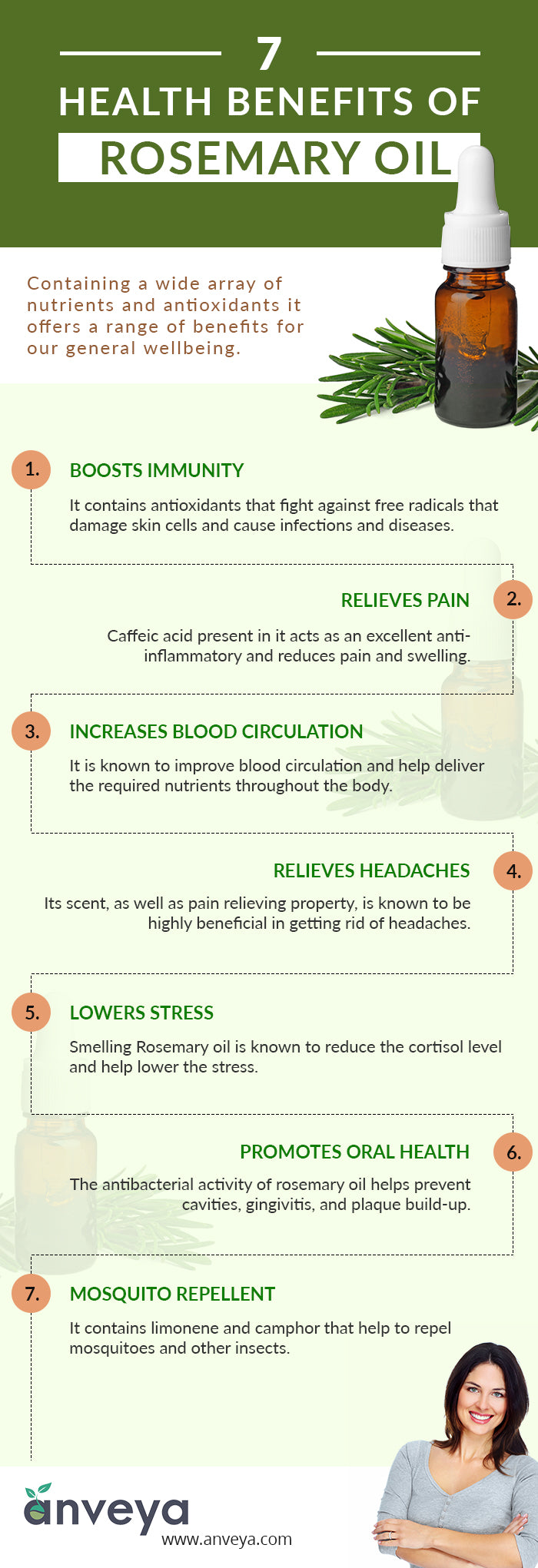 7 Health Benefits of Rosemary Oil