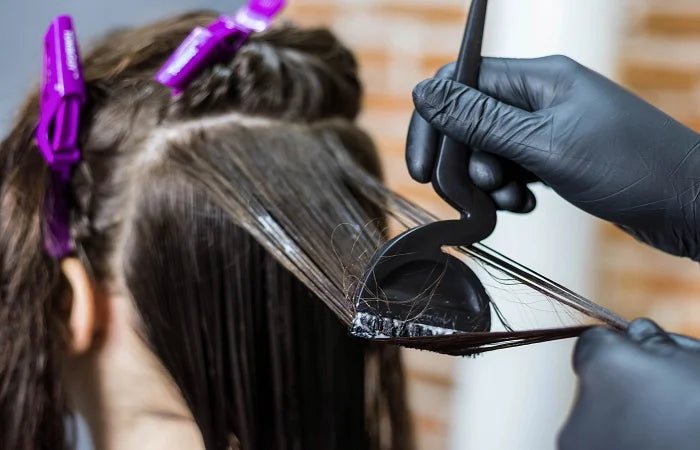 Keratin hair treatment