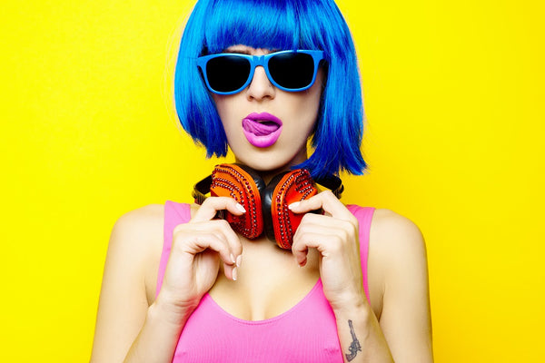 Blue and Orange Hair Color for Short Hair - wide 4