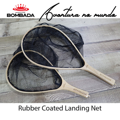 BOMBADA Rubber Coated Landing Net for Freshwater Stream Fishing