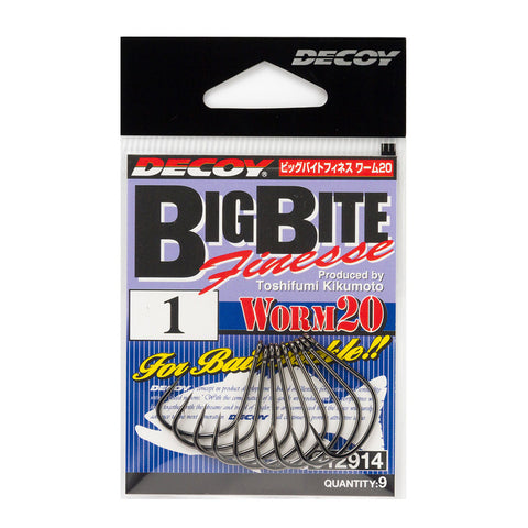 Decoy Worm 20 BigBite Finesse Worm Hook – Profisho Tackle