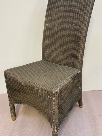 lloyd loom chair restoration before