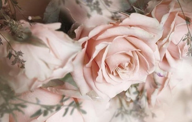 vintage pink roses wallpaper