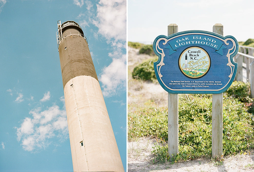 Oak Island OKI Lighthouse Brunswick North Carolina