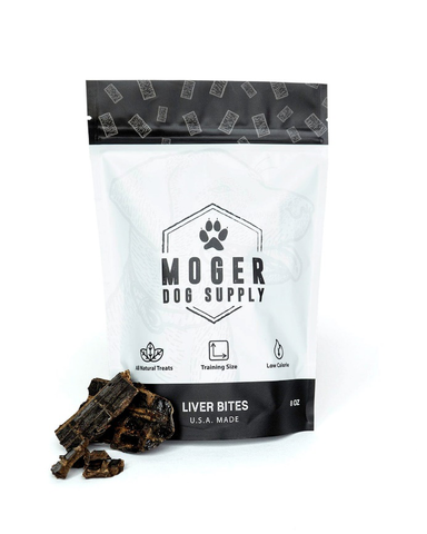 All-natural liver bites dog treats by Moger Dog Supply