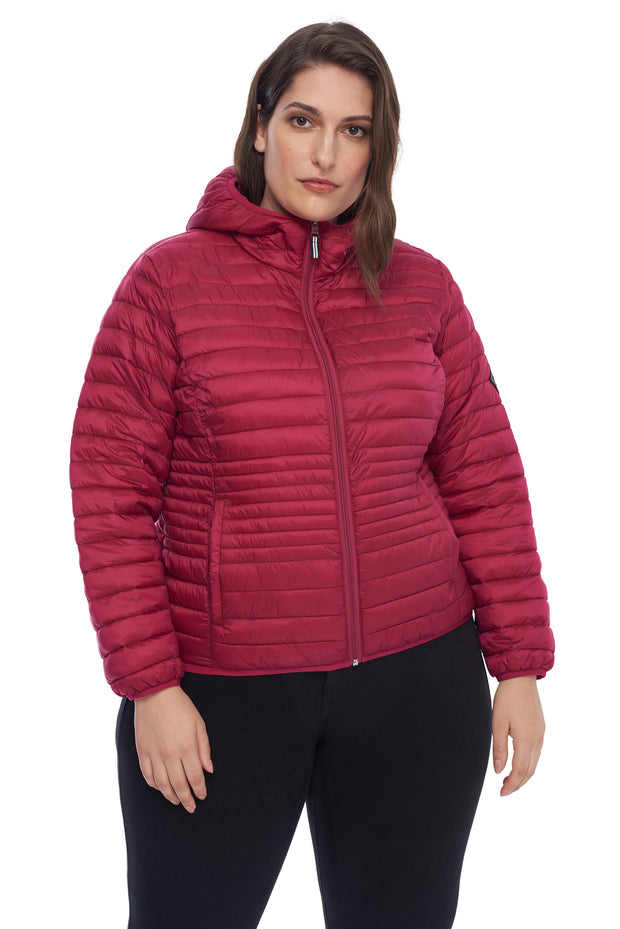 women's plus size lightweight down packable coat
