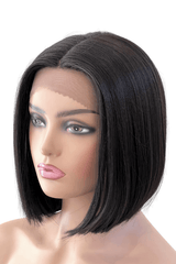 LolaSilk   10INCH STRAIGHT BOB LACE FRONT SYNTHETIC GLUELESS WIG