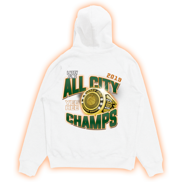 champs white hoodie