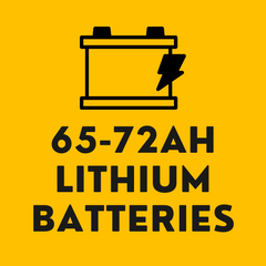 65 72 AH lithium golf cart battery