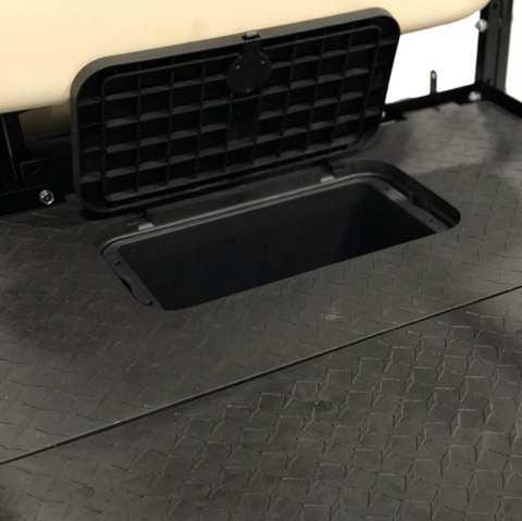 rear flip seat cooler storage box