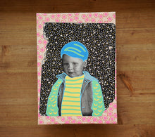 Cargar imagen en el visor de la galería, Vintage Baby Boy Art On Canvas - Naomi Vona Art
