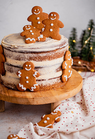 Caramel Gingerbread Man Cake – Tala Cooking