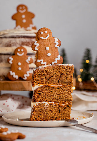 Caramel Gingerbread Man Cake – Tala Cooking