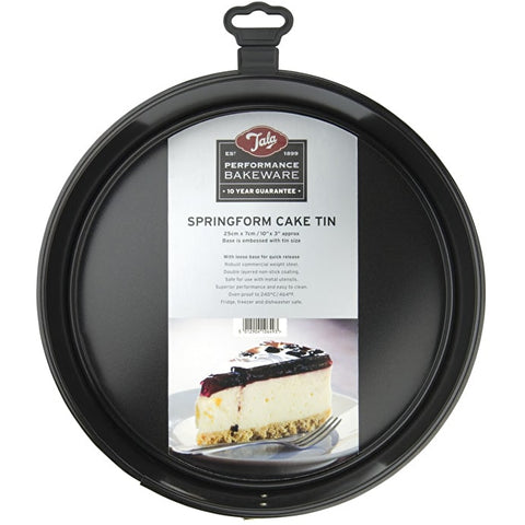 10 Inch Deep Springform Pan Non-stick Loose Base Cake Tin Tray 25cm RRP $29