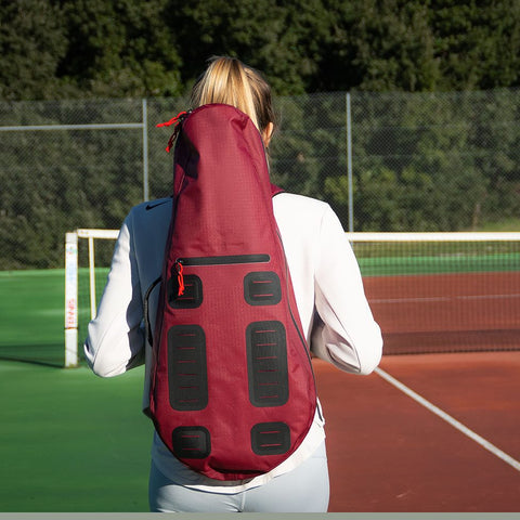 Cancha racquet bag red