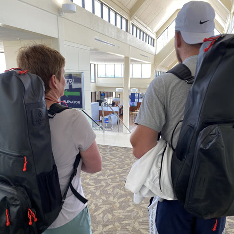 Cancha Bags at the airport