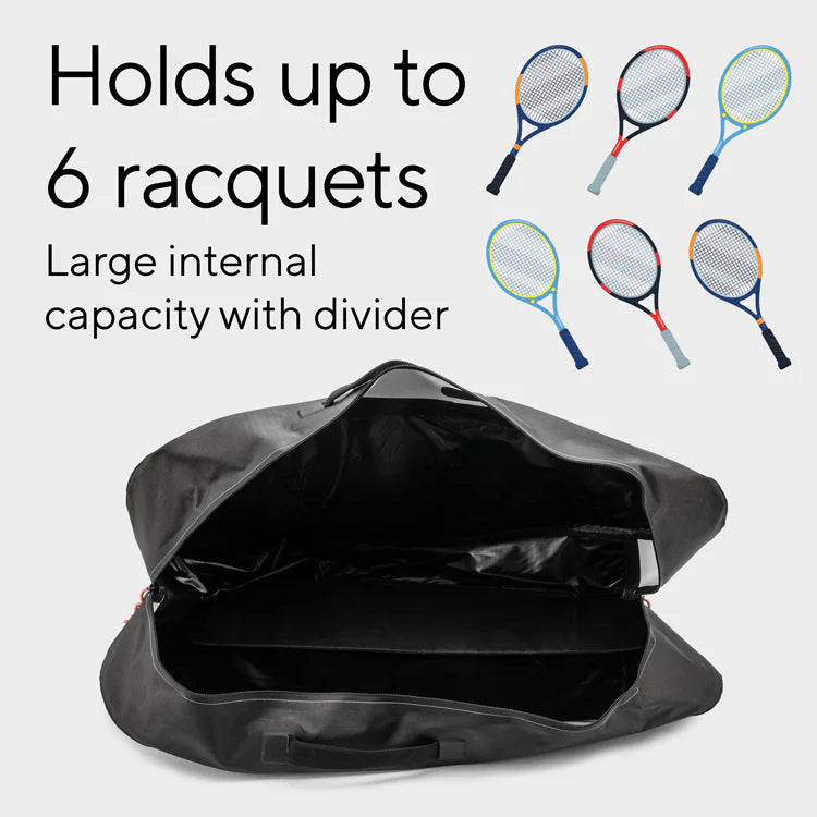 Cancha Water-Resistant Tennis Racket Bag Pro (6 racket capacity)