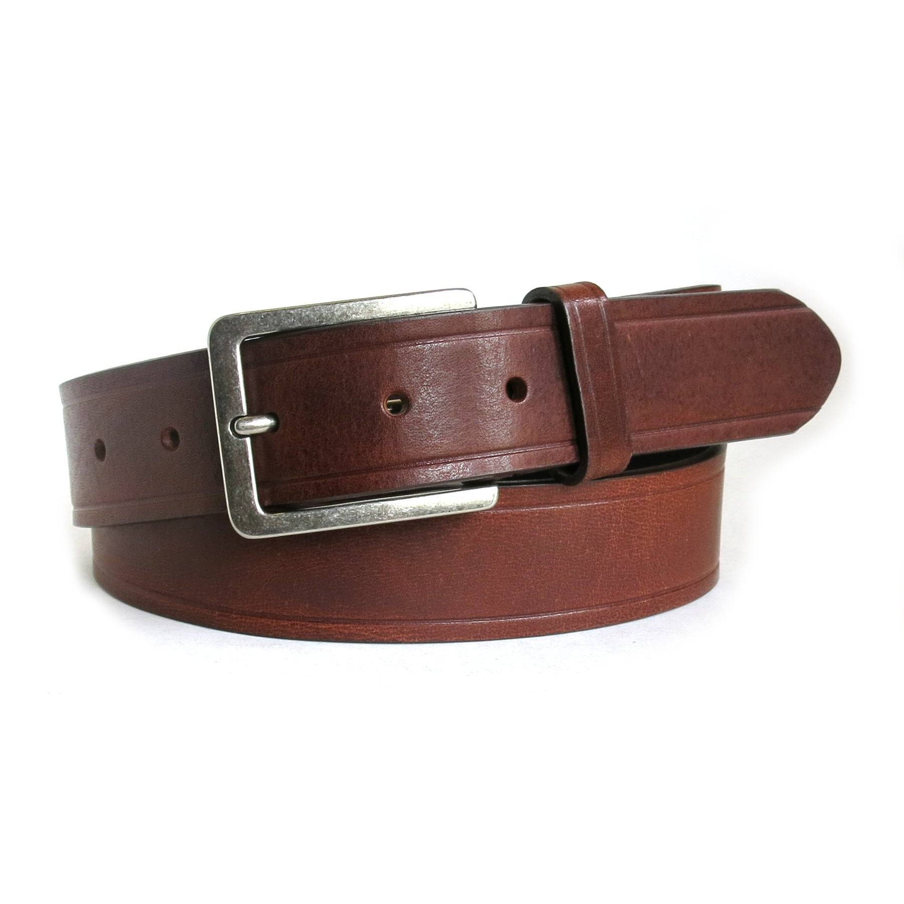 Bono Leather Belt in Cognac