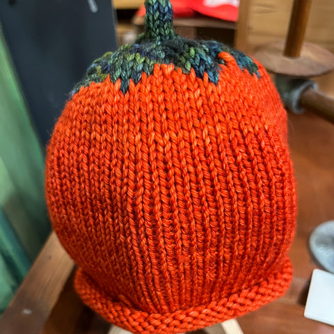 pumpkin baby hat