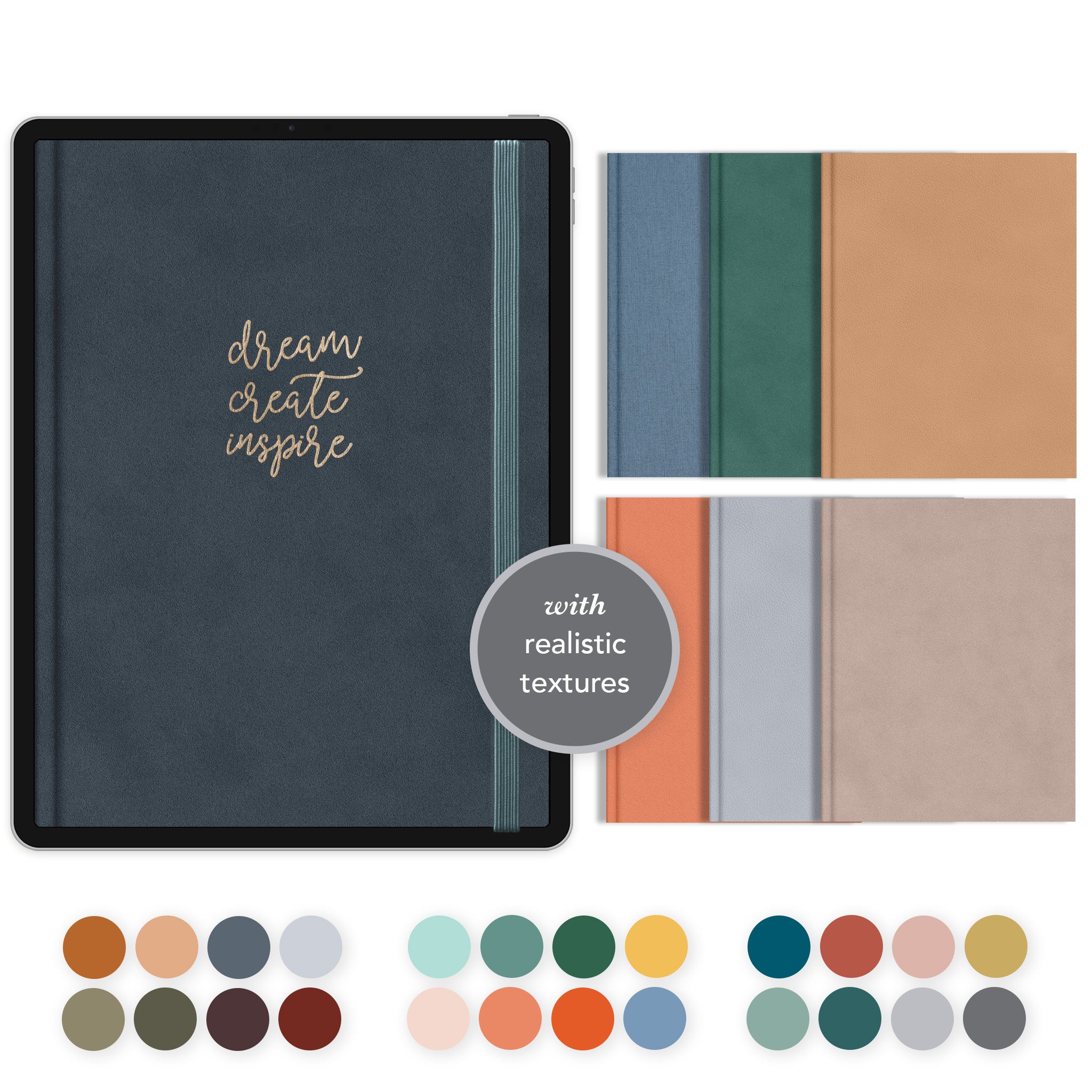 Laatste verbanning zomer Digital Notebook Cover Creator Bundle – Laurel Studio