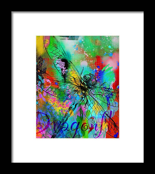 Dragon Fly 2 - Framed Print - artrockscharity | Equality Clothing Wear Your Voice | Art Beat Live