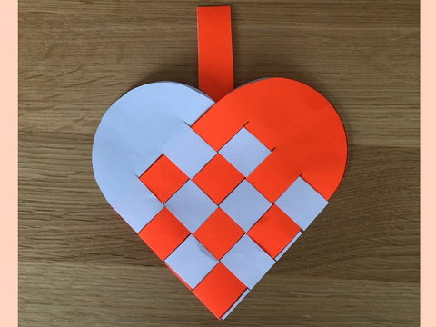 Danish woven heart