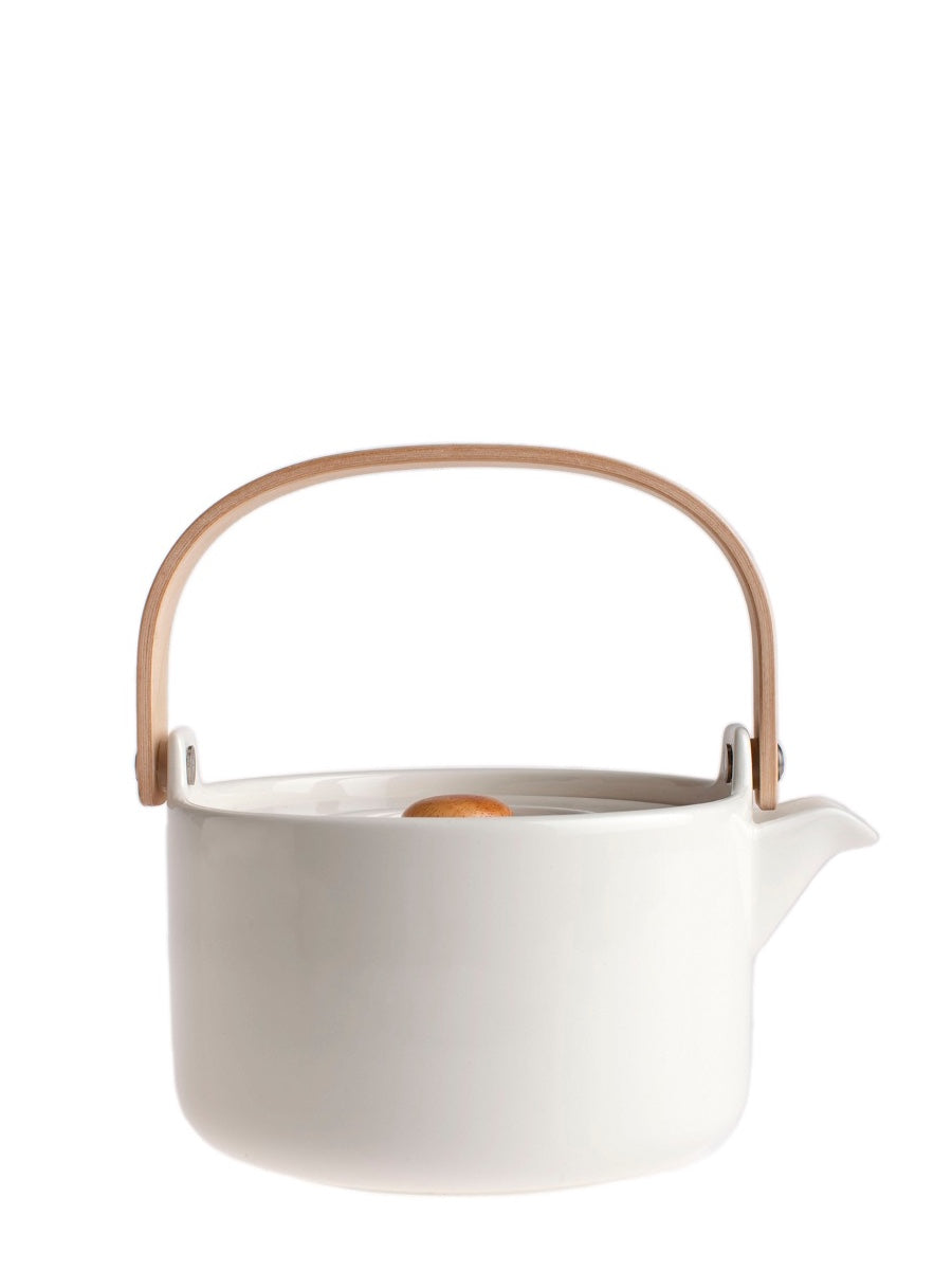 Marimekko Oiva White Teapot | Cloudberry Living