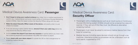 Medical Device Awareness Card