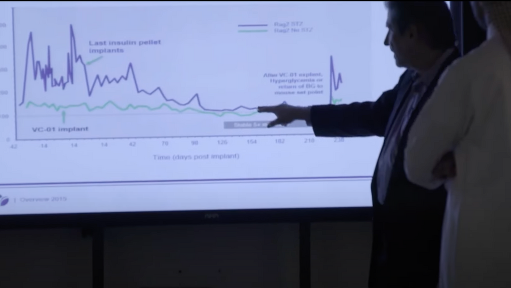 Scene of investor pitch, from The Human Trial film.