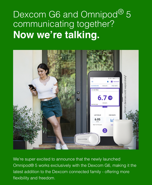 Dexcom and Omnipod advert