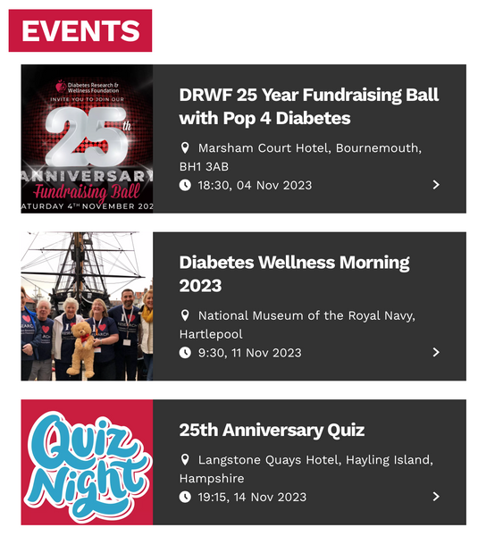 DRWF Events Listing