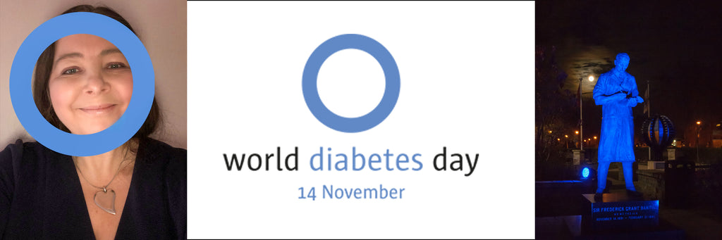 World Diabetes logo and images.