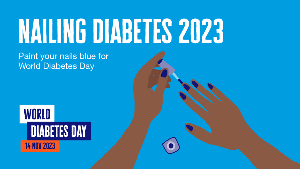 Diabetes UK Nailing Diabetes 2023 Poster.