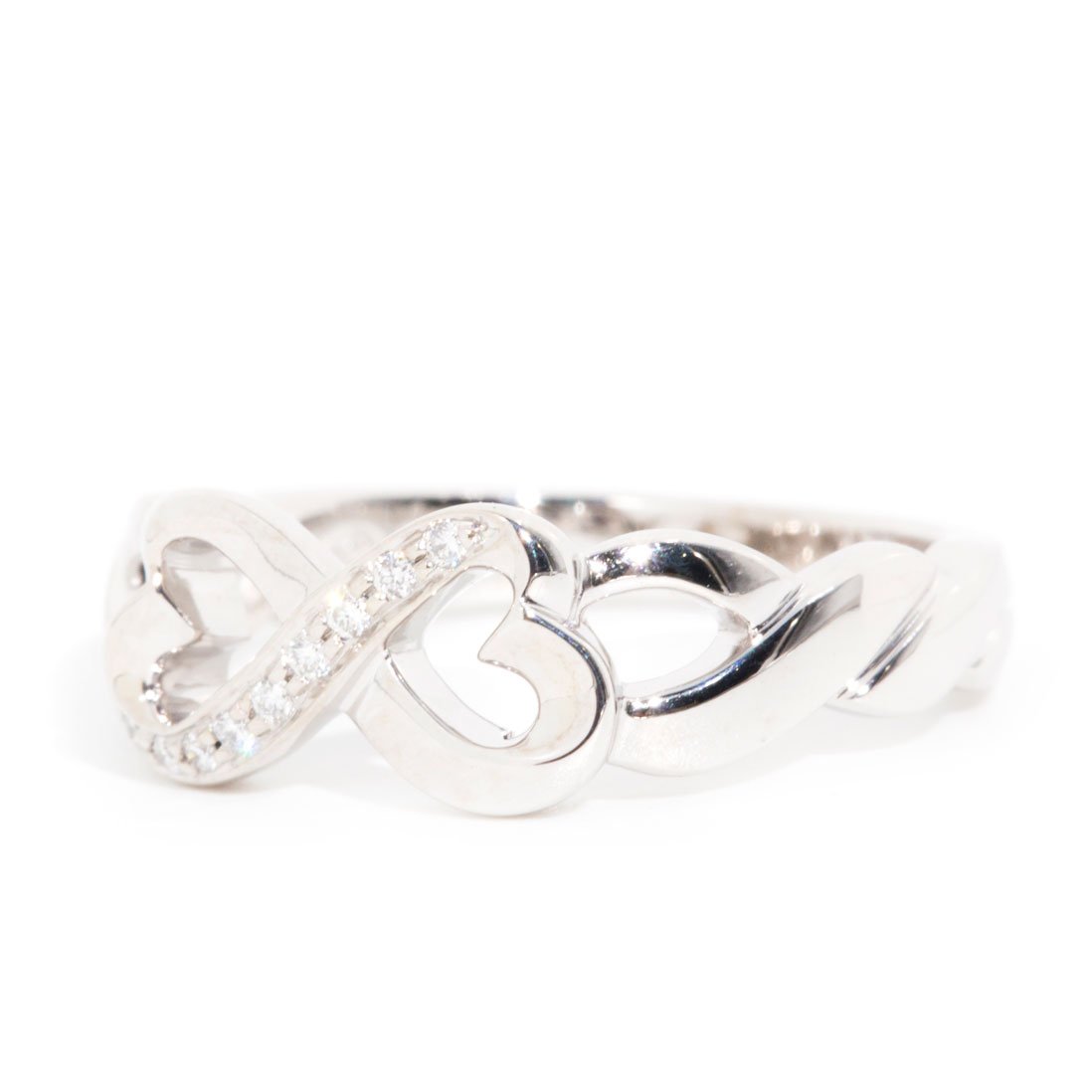 tiffany infinity heart ring