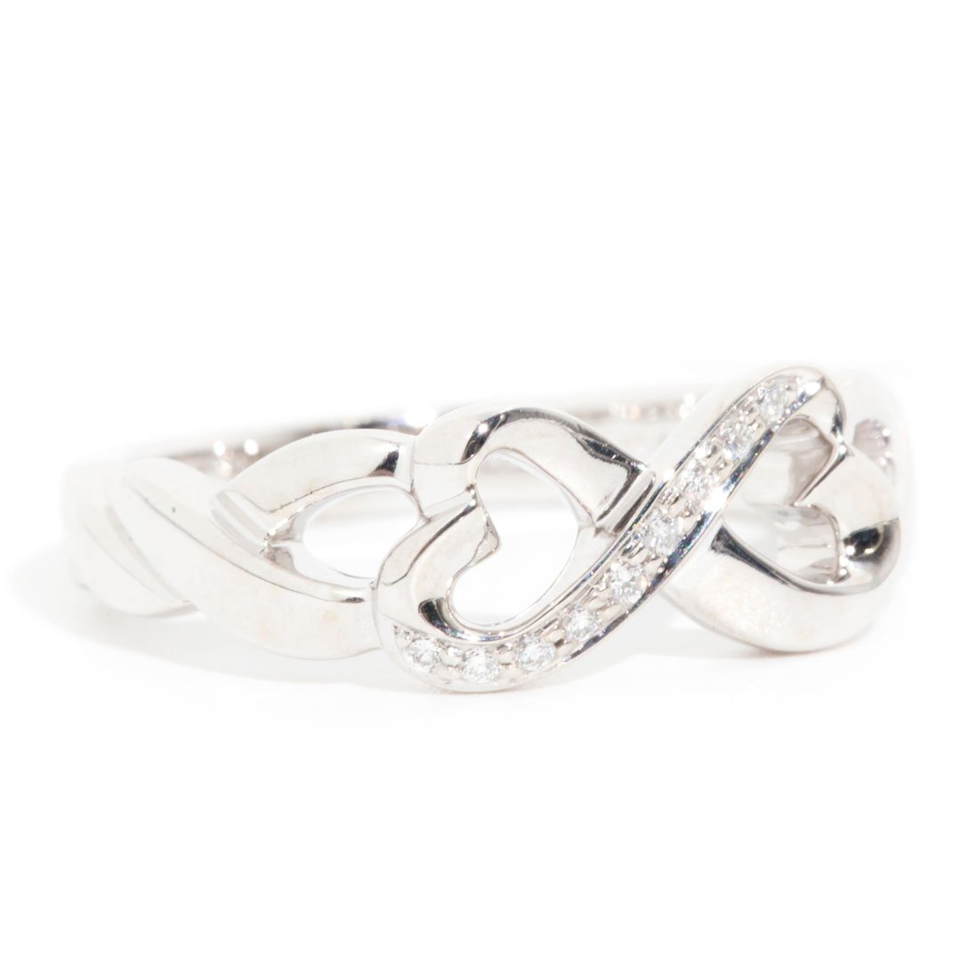 tiffany infinity heart ring