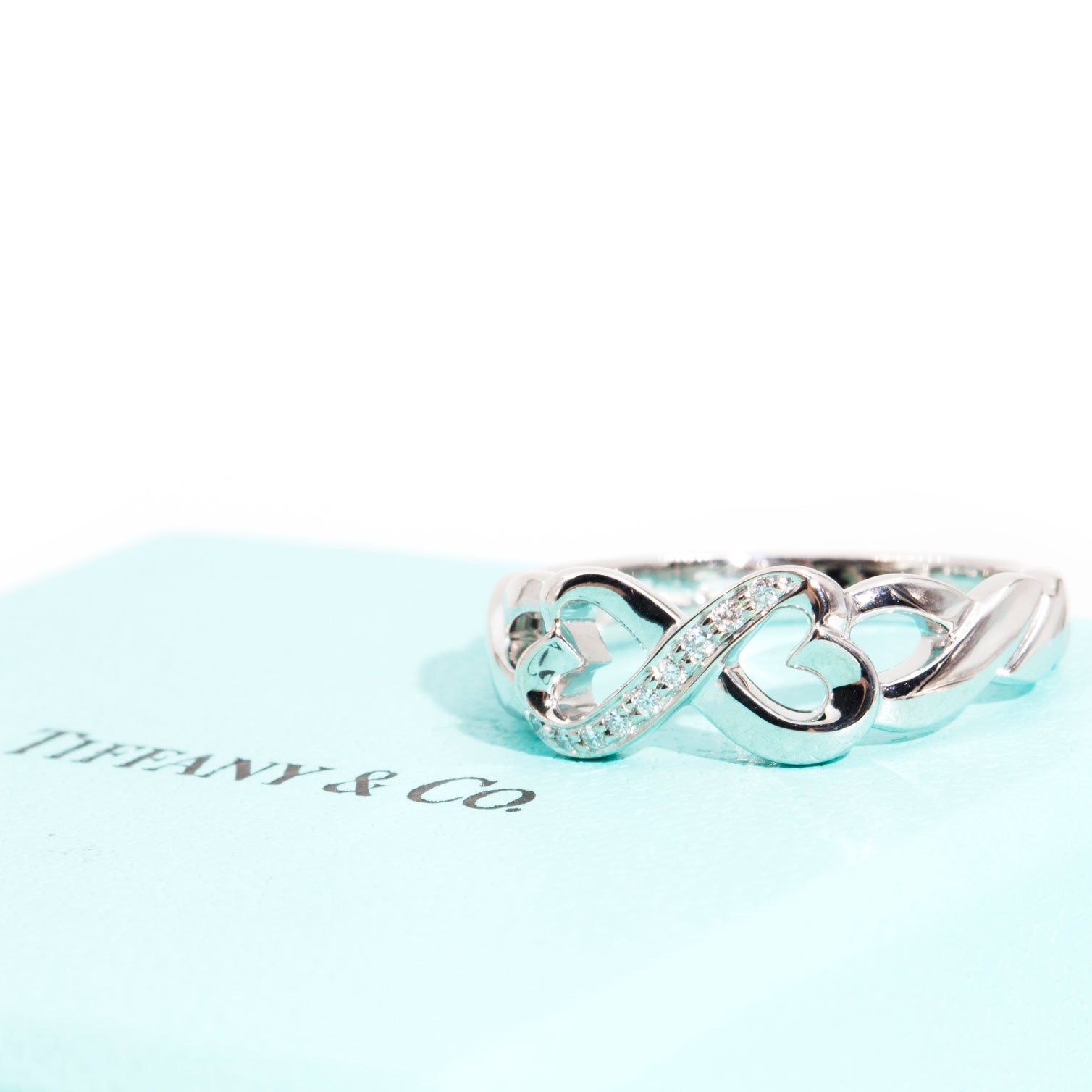 tiffany infinity heart ring