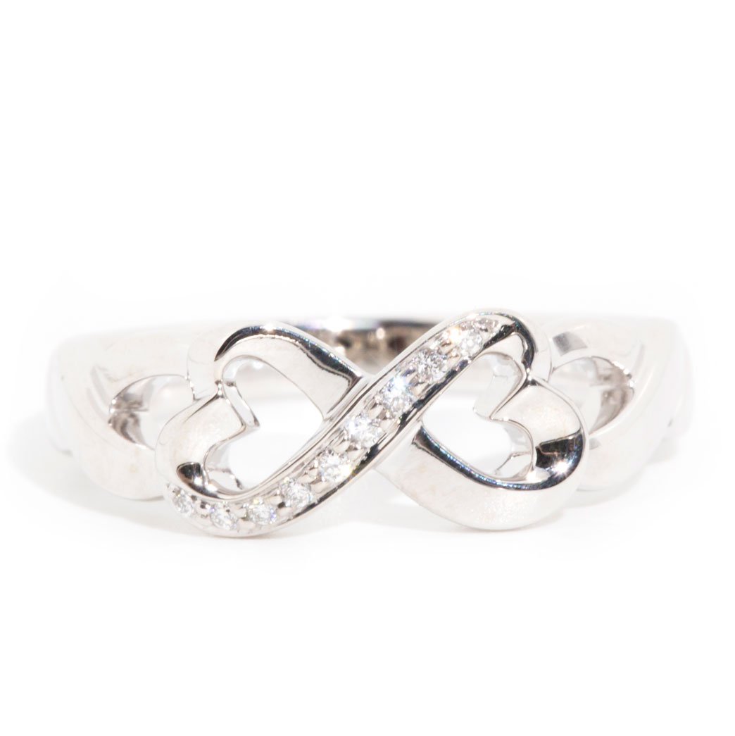 tiffany infinity heart ring