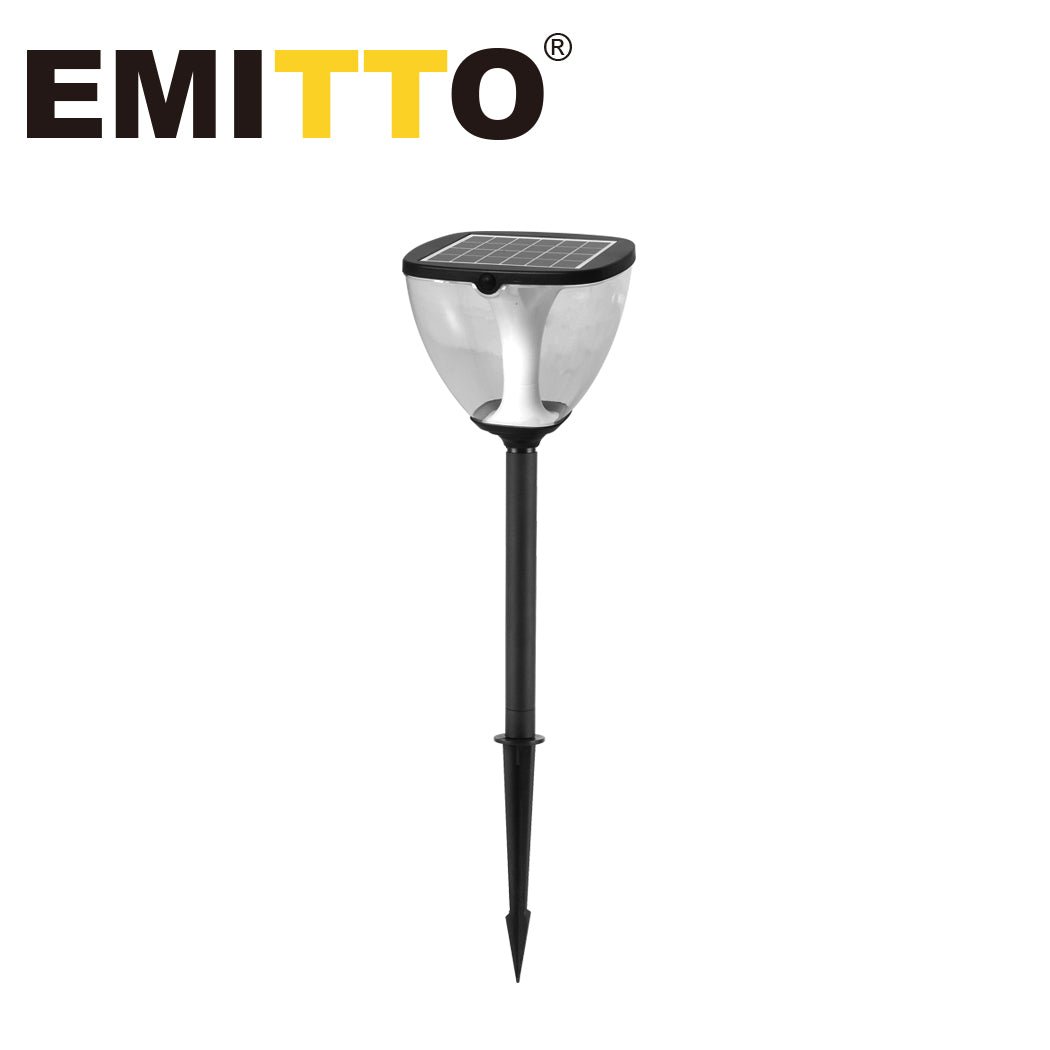 EMITTO Solar Powered LED Garden Light Pathway Landscape Lawn Lamp Patio 80cm