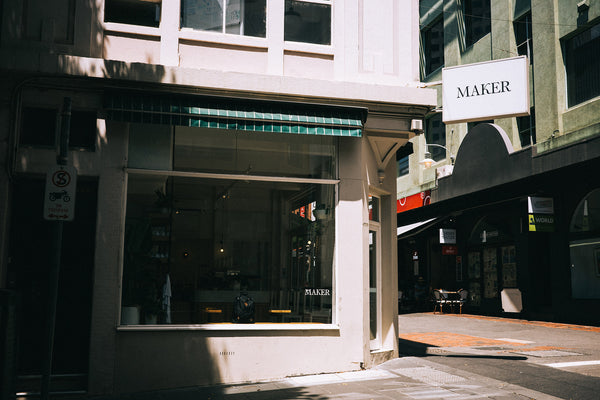 Maker coffee cafe shopfront